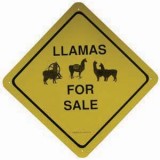 Sign Llama For Sale