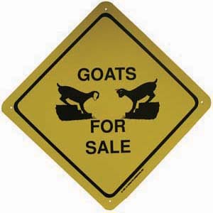 Sign Goats For Sale