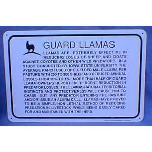 Info Sign Guard Llama