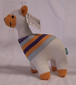 knit alpaca doll