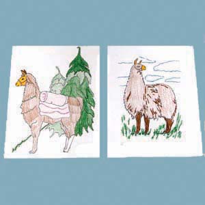 Coloring Pages:  Llama