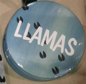 Magnet Sublimation Blue Llama