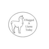 Sticker Hugged A Llama Today 10 Pk