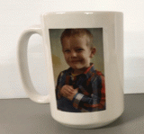 custom photo mug