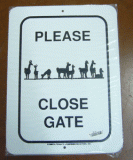 Llama Please Close Gate