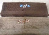 Embroidered Towel Alpaca