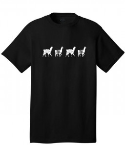 tee shirt pack llama row