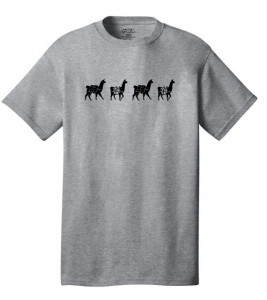 tee shirt pack llama row