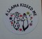 Stickers Llama Kissed Me 10 Pack
