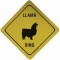 Sign Llama Xing  Small